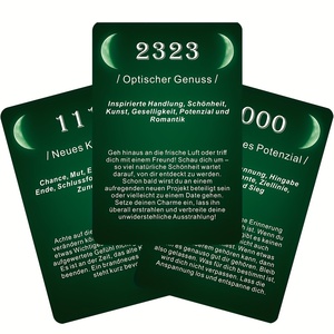 ไพ่คำทำนายตัวเลขเยอรมันขายส่ง ชุด <span class=keywords><strong>48</strong></span> ใบ 300GSM ขนาด 8x12 ซม. พร้อมกล่อง ไพ่คำแนะนำด้านโหรา<span class=keywords><strong>ศาสตร์</strong></span> รับผลิตตามสั่ง พกพาสะดวก เป็นมิตรกับสิ่งแวดล้อม - Product Image 5
