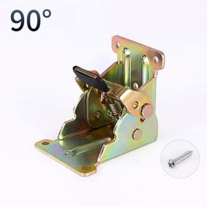 Charnières pliantes en acier au design moderne à 90 degrés pour meubles de cuisine, salon et salle à manger - Product Image 2
