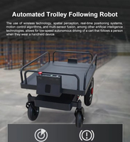 Robot industriel de suivi humain, chariot de manutention automatique, robot de transport intelligent pour la logistique d'entrepôt et d'usine