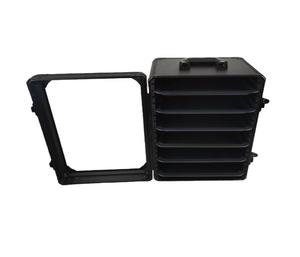 Estuche de exhibición en miniatura de aluminio con cerradura y 6 bandejas, estuche de transporte en miniatura para Warhammer 40K - Product Image 5