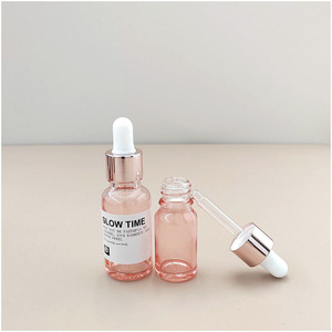 Tùy Chỉnh <span class=keywords><strong>Eyedropper</strong></span> Chai Trắng <span class=keywords><strong>Eyedropper</strong></span> Rose Gold Giao Diện Màu Hồng Gradient Chai Thủy Tinh - Product Image 3