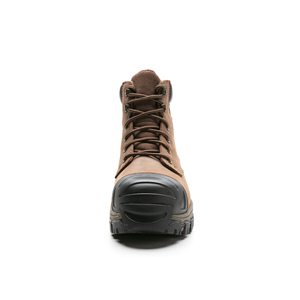 <span class=keywords><strong>Stivali</strong></span> da Lavoro in Pelle con Punta in Acciaio per Uomo, Leggeri, Traspiranti, con Lacci, Ideali per Camminare, Vendita Diretta dalla Fabbrica - Product Image 4