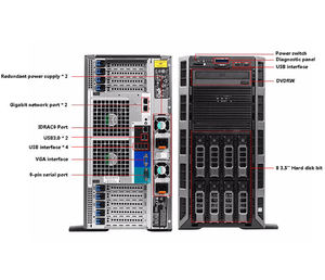Serveur tour <span class=keywords><strong>Dell</strong></span> PowerEdge T440 <span class=keywords><strong>T630</strong></span> T640 avec processeur XEON, RAM, RAID, SSD, serveur tour 4U 5U - Product Image 3
