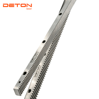 Crémaillère hélicoïdale DETON 1,5M 2M 3M de haute précision pour transmission industrielle CNC, adaptée aux machines de gravure et de découpe laser sur métal