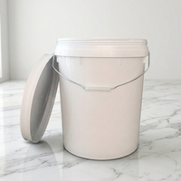 Seau hermétique DisonWay en PP de qualité alimentaire 20LF-3, impression personnalisée, anti-renversement pour peinture, revêtement et construction