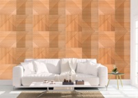 Panneaux muraux en bois à motif géométrique 3D de qualité supérieure Panneaux de décoration murale d'intérieur au design moderne Décoration murale pour la maison ou le bureau