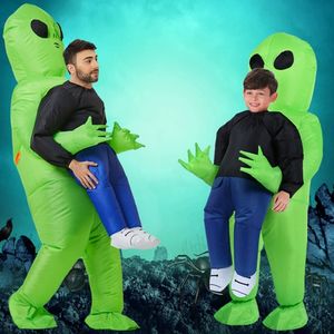 Popular Halloween Cosplay fiesta suministro <span class=keywords><strong>carnaval</strong></span> ropa adulto <span class=keywords><strong>Alien</strong></span> llevando personas disfraz inflable - Product Image 3