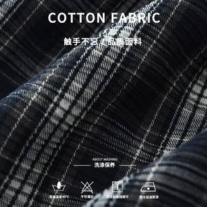 Chemise-veste à <span class=keywords><strong>carreaux</strong></span> pour hommes en gros (sous-veste) Chemises décontractées à manches longues Vêtements de tous les jours Logo personnalisable Fournisseur de vêtements pour hommes - Product Image 3