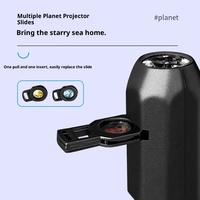 Projecteur de logo ciel étoilé et lune, veilleuse avec lumière blanche chaude, alimenté par USB, chambre à coucher, Noël, fond de selfie