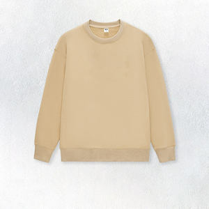 H5132 Ins & Tiktok, Модный пуловер из хлопка и полиэстера, 6 цветов, на флисовой подкладке, мужские толстовки с круглым вырезом, 380 г - Product Image 2