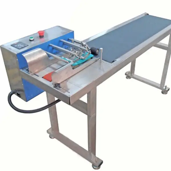 Friction Type Automatic Conveyor Feeder Paging Machine für Plastic Bags Label Box 1.5*0.3*0.75M