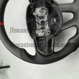 Explosive New Products Matte Carbon Perforated Leather Steering Wheel for Dodge Challenger Car Steering Wheel - Product Image 2