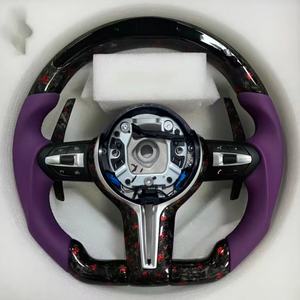Volante Deportivo M con Pantalla LED de Fibra de Carbono Forjada para <span class=keywords><strong>BMW</strong></span> F10 F20 F30 F45 M2 M3 M4 M5 M6 F40 F52 E89 E90 <span class=keywords><strong>E7</strong></span> E72 X3 - Product Image 3