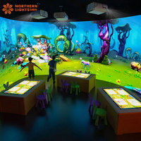 Table tactile interactive peinture mur Projection jeu pour enfants vivant dessin interactif peinture projecteur équipement d'amusement