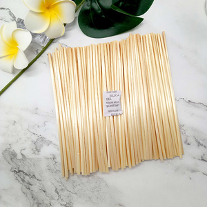 Nouvelles idées Pailles jetables en bambou naturel biodégradables pour boissons, accessoires en riz et blé, échantillon gratuit YOUNIS 4*210mm - Product Image 2