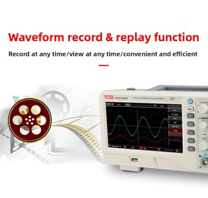 ยูนิไลด์ UT-2102CEX ออสซิลโลสโคปแบบดิจิตอล 100M ช่องสัญญาณคู่ 150M หน่วยความจำ ความละเอียด 1280x1024 อัตราการสุ่มตัวอย่าง 1GS/s รับประกัน 1 ปี - Product Image 2