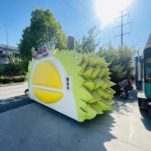 Flexible Mobile Snack &amp; Ice Cream <strong>Cart</strong> with Aluminum/Fiberglass Frame Multi-functional <strong>Fast</strong> <strong>Food</strong> <strong>Cart</strong> for Outdoor Use - Product Image 2