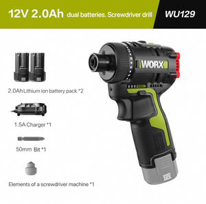 <span class=keywords><strong>Atornillador</strong></span> Eléctrico de <span class=keywords><strong>Alto</strong></span> Torque WORX OEM WU129, Taladro Eléctrico de <span class=keywords><strong>Impacto</strong></span> sin Escobillas de Iones de Litio, <span class=keywords><strong>Atornillador</strong></span> Eléctrico Recargable - Product Image 2