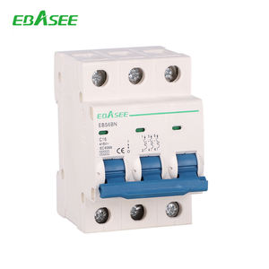 EBASEE <span class=keywords><strong>EBS6BN</strong></span> Alta calidad Certificación CE 63A Corriente Monofásica 230V 1P 2P Mini Disyuntor MCB - Product Image 1