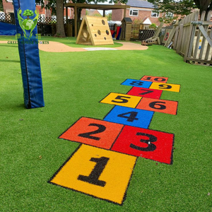 <span class=keywords><strong>Gazon</strong></span> <span class=keywords><strong>synthétique</strong></span> coloré, <span class=keywords><strong>gazon</strong></span> arc-en-ciel, <span class=keywords><strong>gazon</strong></span> artificiel personnalisé avec des motifs de numéros et d'animaux pour les terrains de jeux pour enfants - Product Image 1
