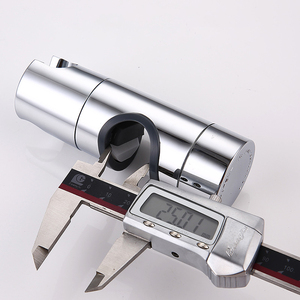Moderne 18-25mm ABS Chrome <span class=keywords><strong>Universel</strong></span> Réglable Rail En Plastique <span class=keywords><strong>Curseur</strong></span> Pince Support Main <span class=keywords><strong>Douche</strong></span> Titulaire Salle De Bains Robinet Accessoires - Product Image 5
