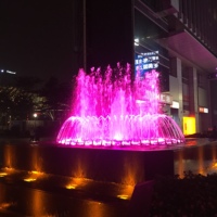 Fuente de Jardín Teemall para Exteriores, Cuadrada, con Luces LED de Colores, Programable, para Decoración
