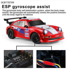 รถดริฟท์ไฟฟ้า RC 1/16 QA-083 4WD 2.4G 4-Channel 30เมตรความเร็วสูงคุณลักษณะผู้เชี่ยวชาญ Wi-Fi ระยะไกลกล้อง720P HD - Product Image 5