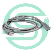 1,5M Großhandel Grau 30AWG 4C USB 2.0 Verlängerungskabel - A-Stecker auf A-Buchse Adapterkabel