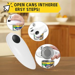 Nouvel ouvre-boîtes électrique mains libres à une touche pour seniors atteints d'arthrite, ouvre-boîtes automatique facilitant la vie - Product Image 2