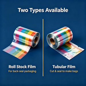 Gravure Printed Laminated Packaging Film Roll Metallized Foil Stock for Food <b>Wrap</b> OEM ODM - Product Image 1