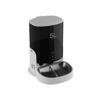 YHpet Distributeur automatique de nourriture intelligent pour chats avec application WiFi 5L pour la gestion de la santé des chats multiples