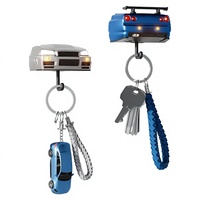 Nouvelle lampe torche double en plastique 2026 avec fixation magnétique et crochet porte-clés pour l'automobile et les intérieurs domestiques
