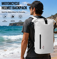 Sac à dos étanche en bâche PVC 500D de 25 L avec logo personnalisé pour le camping et la randonnée