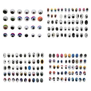 Poupées d'artisanat de mode en gros ovales yeux d'animaux en plastique imprimés de sécurité animés <span class=keywords><strong>pour</strong></span> <span class=keywords><strong>peluche</strong></span> - Product Image 2