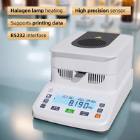 Humidimètre de sol haute précision ZESHUN 120g/60g 0,005 grain avec écran LCD, halogène, 0,00%-100%, garantie 1 an