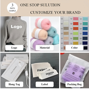 Logo personnalisé <span class=keywords><strong>Mohair</strong></span> et alpaga gros tricot motif hiver texturé à la <span class=keywords><strong>main</strong></span> <span class=keywords><strong>pull</strong></span> femmes <span class=keywords><strong>pull</strong></span> - Product Image 6