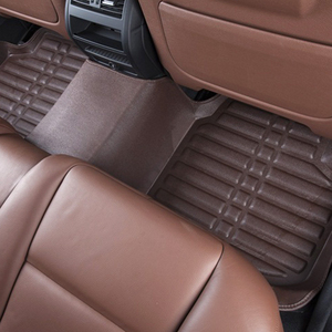 Automotive <b>Interior</b> <b>Accessories</b> Waterproof Anti-Slip Full Set Leather & EVA All Seasons Car Floor Liners & Mats for All Vehicles - Product Image 4