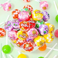 Multicolor Hard Lollipop Candy Custom Fruit Flavours Sweet Fruity Flavors Kosher Assorted Varieties 108 Pieces Pack