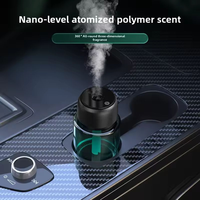 Diffuseur d'arômes de luxe alimenté par USB, design ciel étoilé, diffuseur de parfum en verre intelligent pour voiture, fonction de minuterie