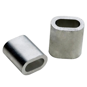 Manchon de sertissage ovale en aluminium DIN3093 pour câble métallique, attache-câble, pince de serrage, manchon de sertissage pour boucle, matériel de rigging en gros - Product Image 5
