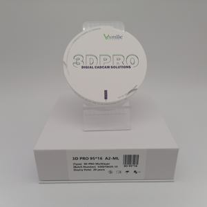 Disques en céramique de zircone dentaire 95*16 pour consommables de laboratoire dentaire pour faire la couronne et le pont de fausses <span class=keywords><strong>dents</strong></span> en porcelaine - Product Image 4