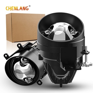 Phổ ba màu sắc 130W 3 inch Sương Mù Ánh sáng <span class=keywords><strong>LED</strong></span> ống kính máy chiếu đèn sương mù lái xe với Laser IP68 ánh sáng <span class=keywords><strong>LED</strong></span> Đèn sân khấu cho xe ô tô - Product Image 2