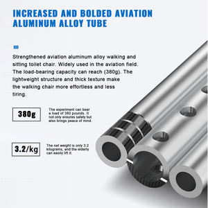 סיטונאי סגסוגת אלומיניום מתגלגל ווקר מתכוונן ניידות גלגל הליכון מתקפל הליכה עזרי לקשישים קשישים נכים - Product Image 4