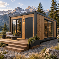 Maison Modulaire Préfabriquée de Luxe Standard, Portable et Moderne, en Conteneur Maritime pour Extérieur, 20ft 30ft 40ft