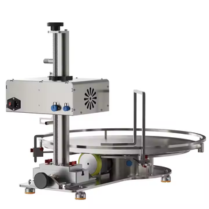 HMI haute efficacité de 5 pouces et plateau tournant de 600mm de diamètre 10L/min équipement de remplissage de débit - Product Image 2