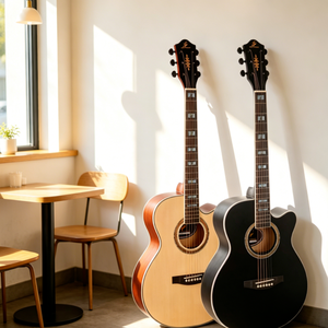 <span class=keywords><strong>Guitare</strong></span> acoustique 6 cordes de 40 pouces avec touche en palissandre, qualité OEM haut de gamme, service OEM/ODM professionnel, vente chaude - Product Image 5