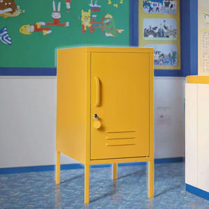 Petit meuble de rangement extensible en métal pour salon, chambre, bureau, école, design moderne - Product Image 2