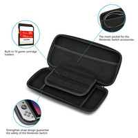 Coque rigide nintendo switch contrôleur boîte étui pour cartes de jeu étui de transport pour nintendo switch oled pochette sac de rangement pour Switch