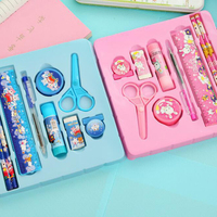 Ensemble de papeterie fabriqué Kawaii mignon Ningbo de huit pièces comprenant des stylos crayons pour une utilisation scolaire pour un cadeau d'anniversaire