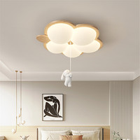Lampu Langit-langit LED Bunga Kelinci Lucu Nordik untuk Kamar Anak-anak, Kamar Tidur, Ruang Belajar, Ruang Tamu, Dekorasi Rumah, Lampu Langit-langit Kreatif